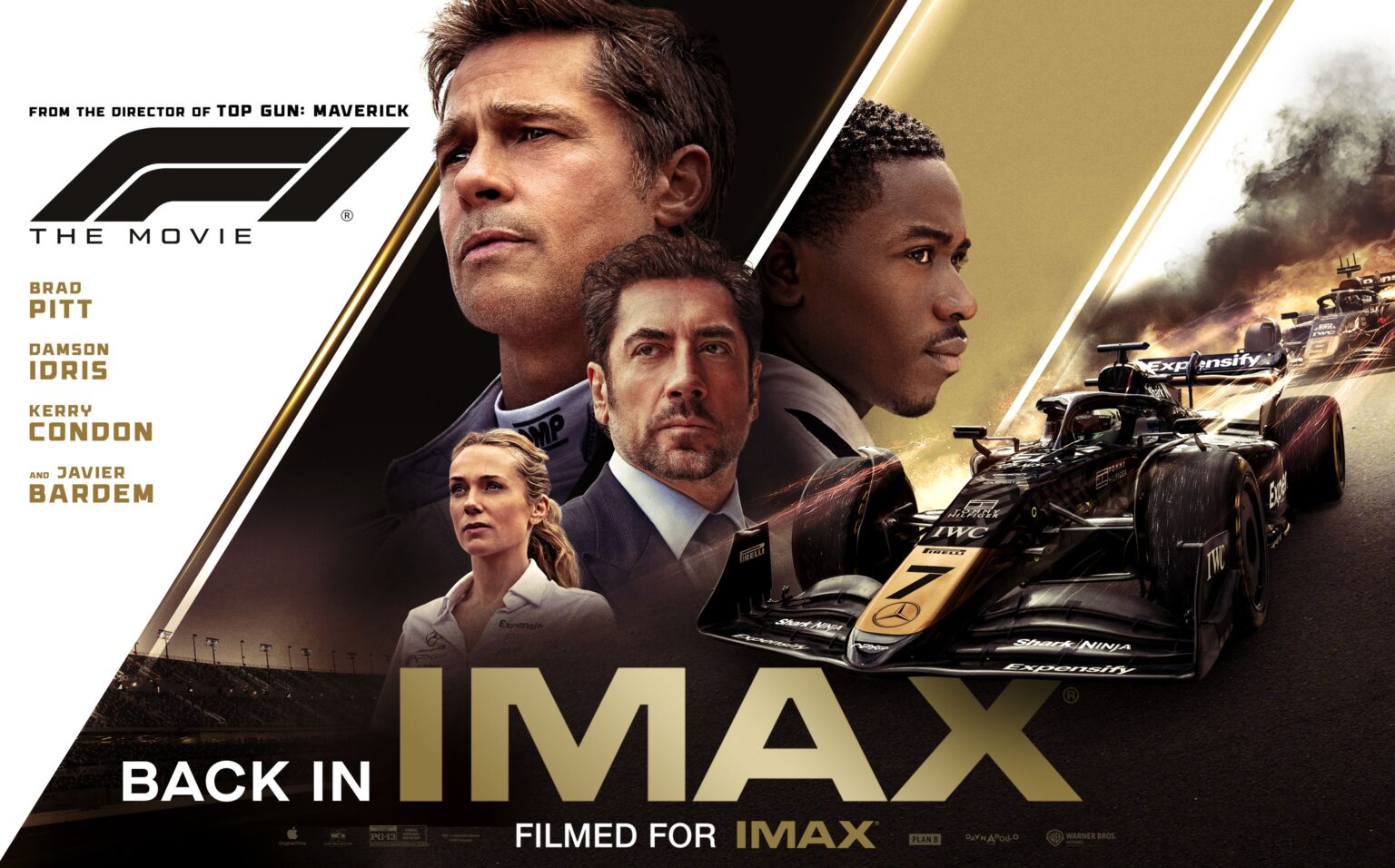 映画『F1(R)／エフワン』IMAX®再上映決定！日本興収19億円突破、全世界ぶっちぎり大ヒット記念 - CELEB ☆ TIMES
