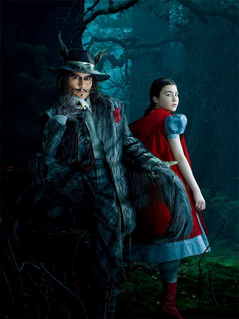 『イントゥ・ザ・ウッズ』ジョニー・デップのオオカミ写真