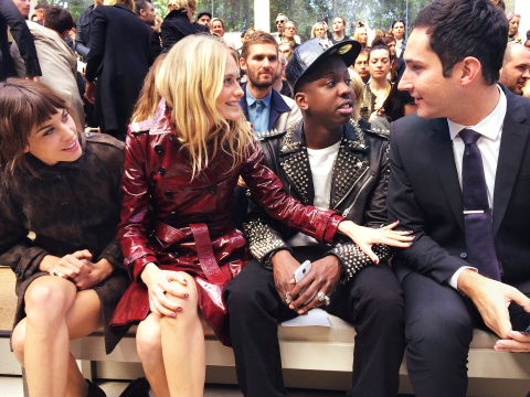 Alexa Cheung, Poppy Delevingne, Jamal Edwards and Kevin
